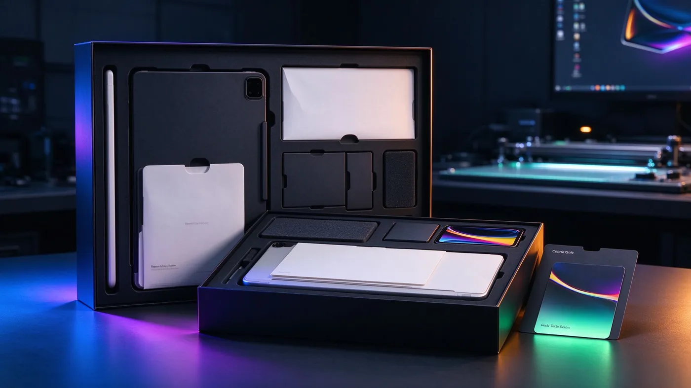 Printed insert cards and inner liners for electronics packaging